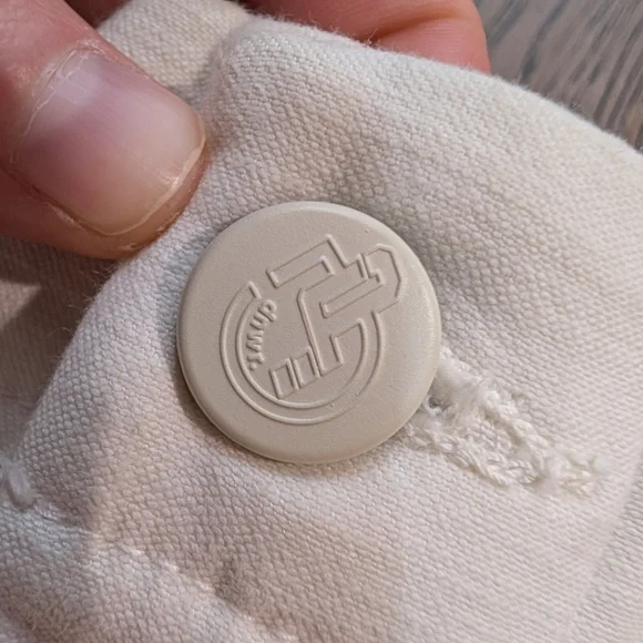 Like New! Zara X DNWR Carpenter Cargo Pants, Off White - Picture 8 of 10